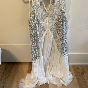 Free People White lace dress